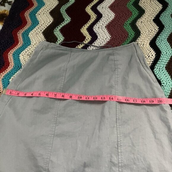 Vintage Excalibur Skirt Womens S Linen Blend Lace Up Victorian Ren Faire Blue - Picture 9 of 9